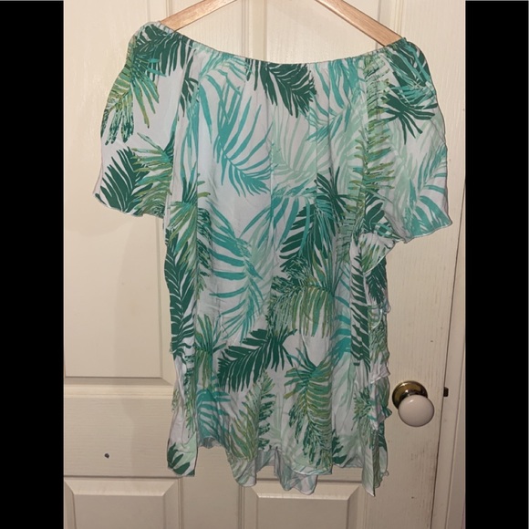 Autograph Leaf Off the Shoulder Top Size 16 - Picture 4 of 4